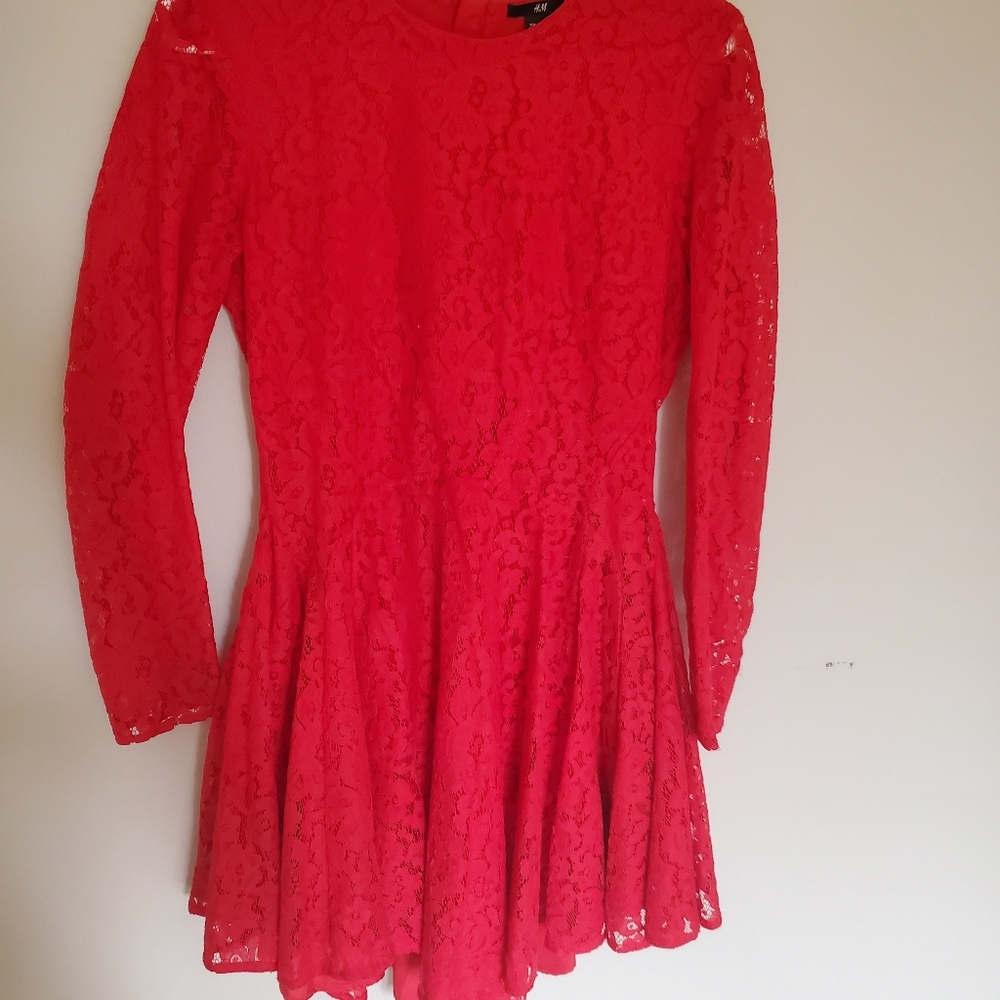 H&M lace mini dress